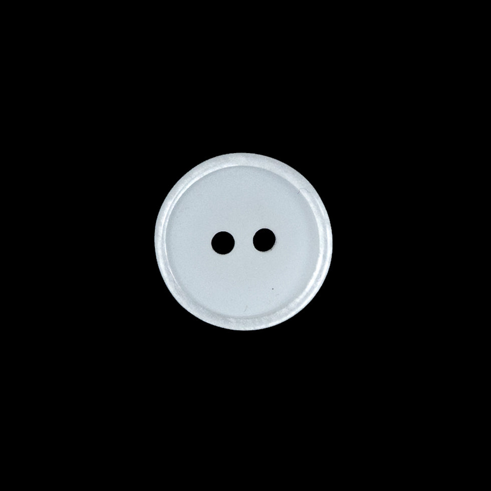White 2-Hole Plastic Button - 22L/14mm - Joann Fabrics