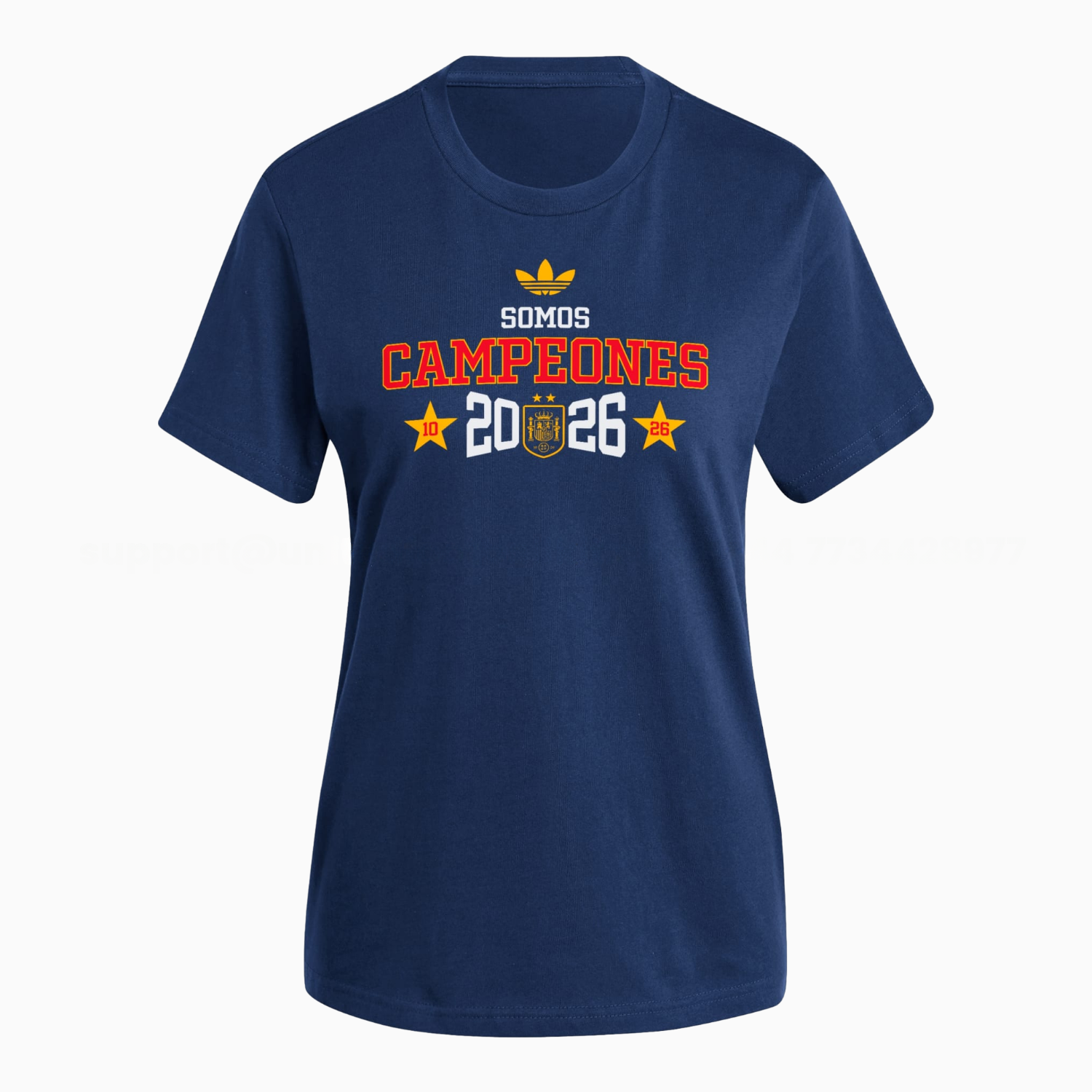 Spain 2026 World Cup Somos Campeones Blue T-shirt - UnitedFutballJersey