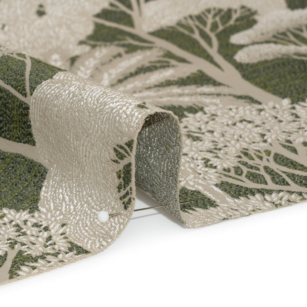 Recycled Polyester Drapery Jacquard - Forest Jungle Trees - British Imported - Joann Fabrics