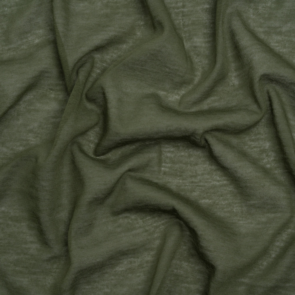 Featherweight Cotton Jersey - Moss Green - Designer Deadstock - Joann Fabrics