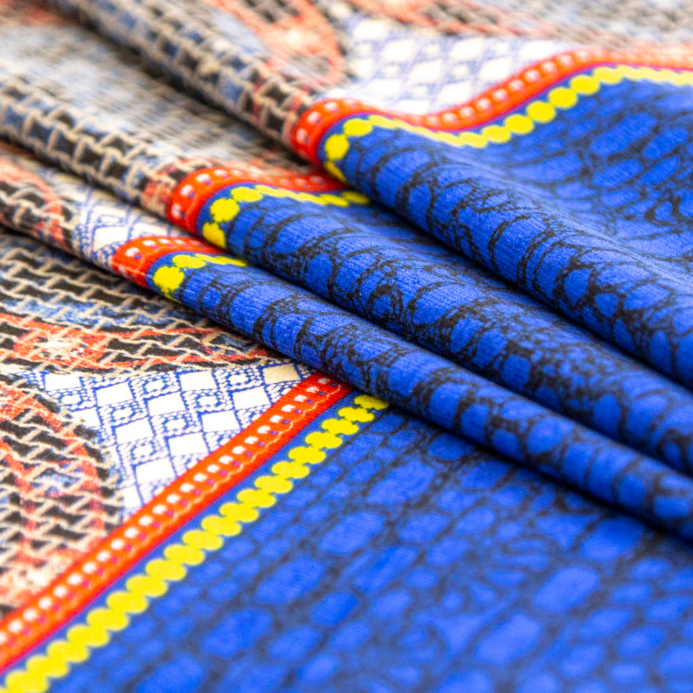 Royal Blue Pattern Play Stretch Corduroy Panel - Joann Fabrics