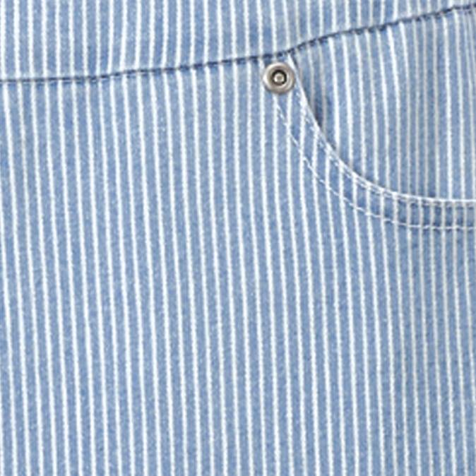 Slim-Sation® Striped Cropped Pants, Tummy Control, Triple-Fringe Hems - Northstyle Catalog