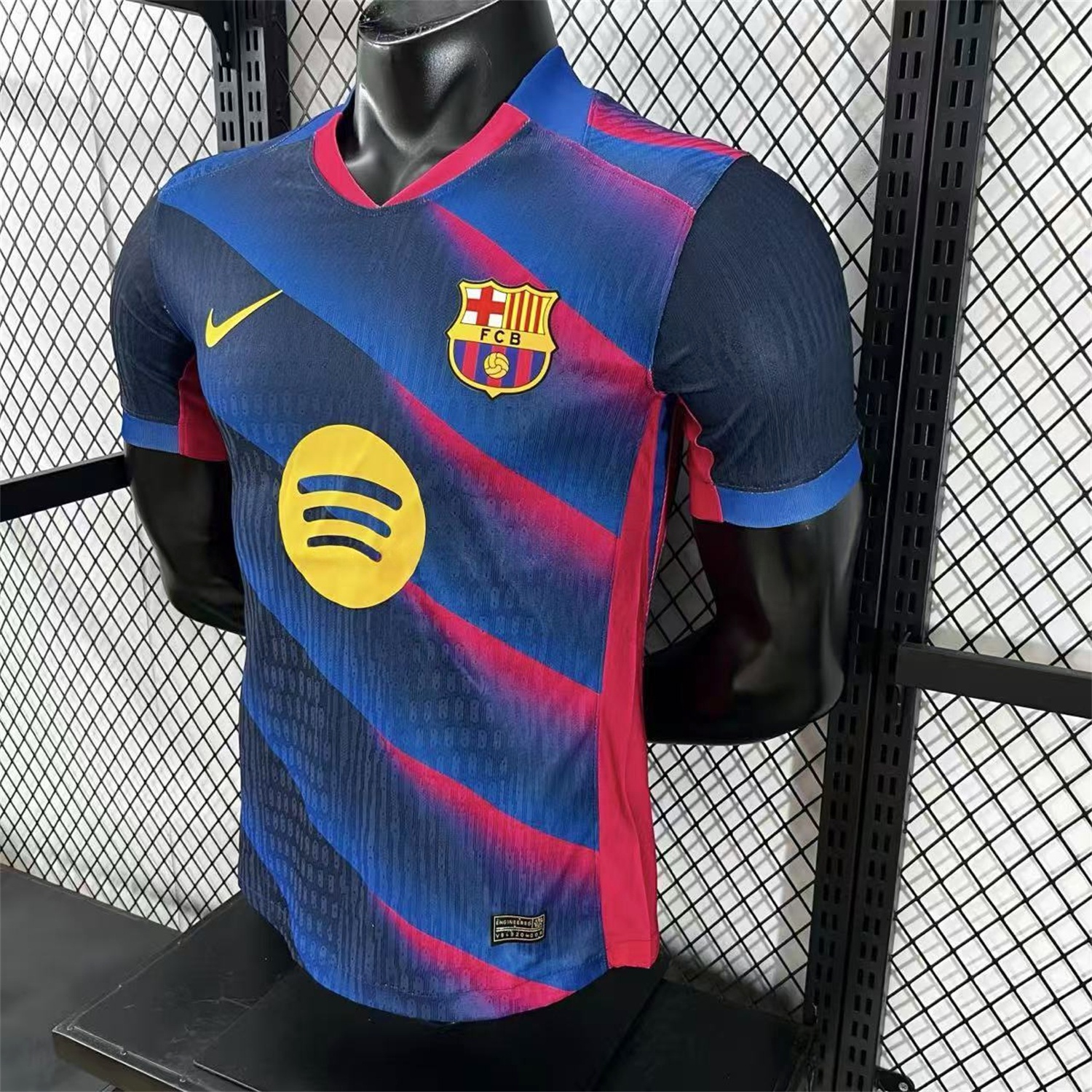 Barcelona 25-26 Red And Blue Twill Special Jersey - Player Version - UnitedFutballJersey