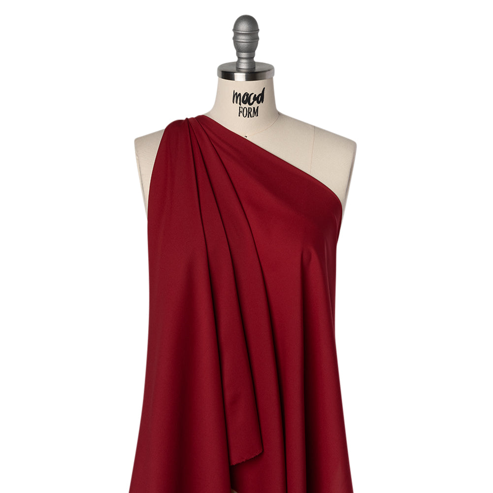 Polyester Challis - Cranberry Red - Designer Deadstock - Joann Fabrics