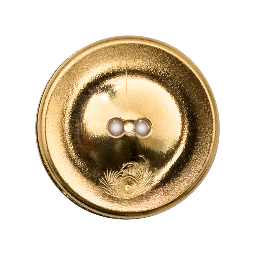 Italian Gold and Black 2-Hole Crest Button - 44L/28mm - Joann Fabrics