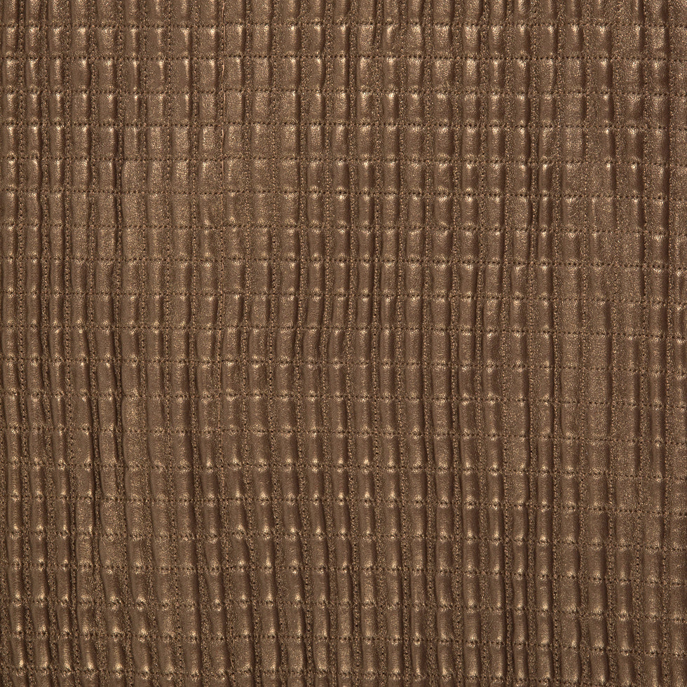 Small Brown Quilted Lamb Hide w/ Black Knit Backing - Joann Fabrics
