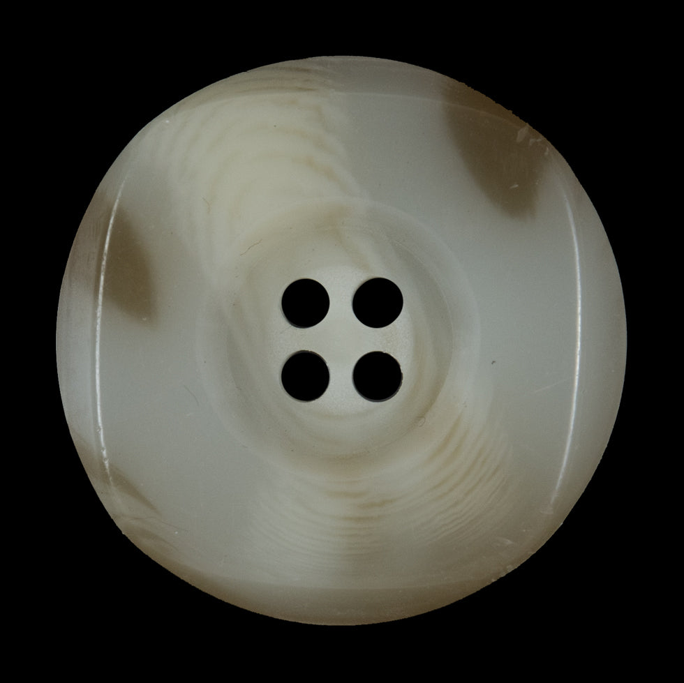 Ivory and Beige Horn Button - 54L/34mm - Joann Fabrics