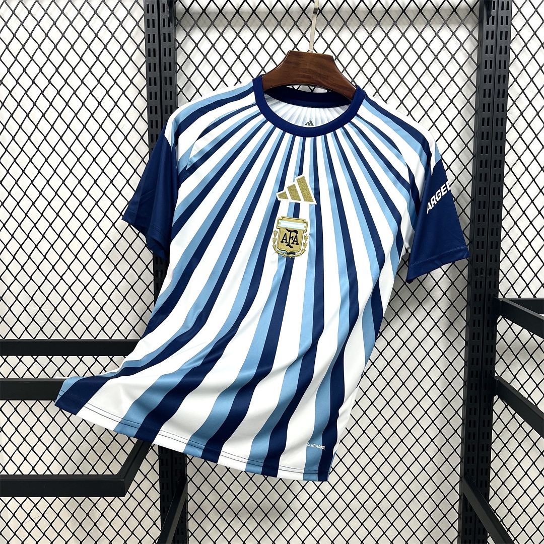 Argentina 2026 Blue Rays Pre-Match Training Kit - Fans Version - UnitedFutballJersey