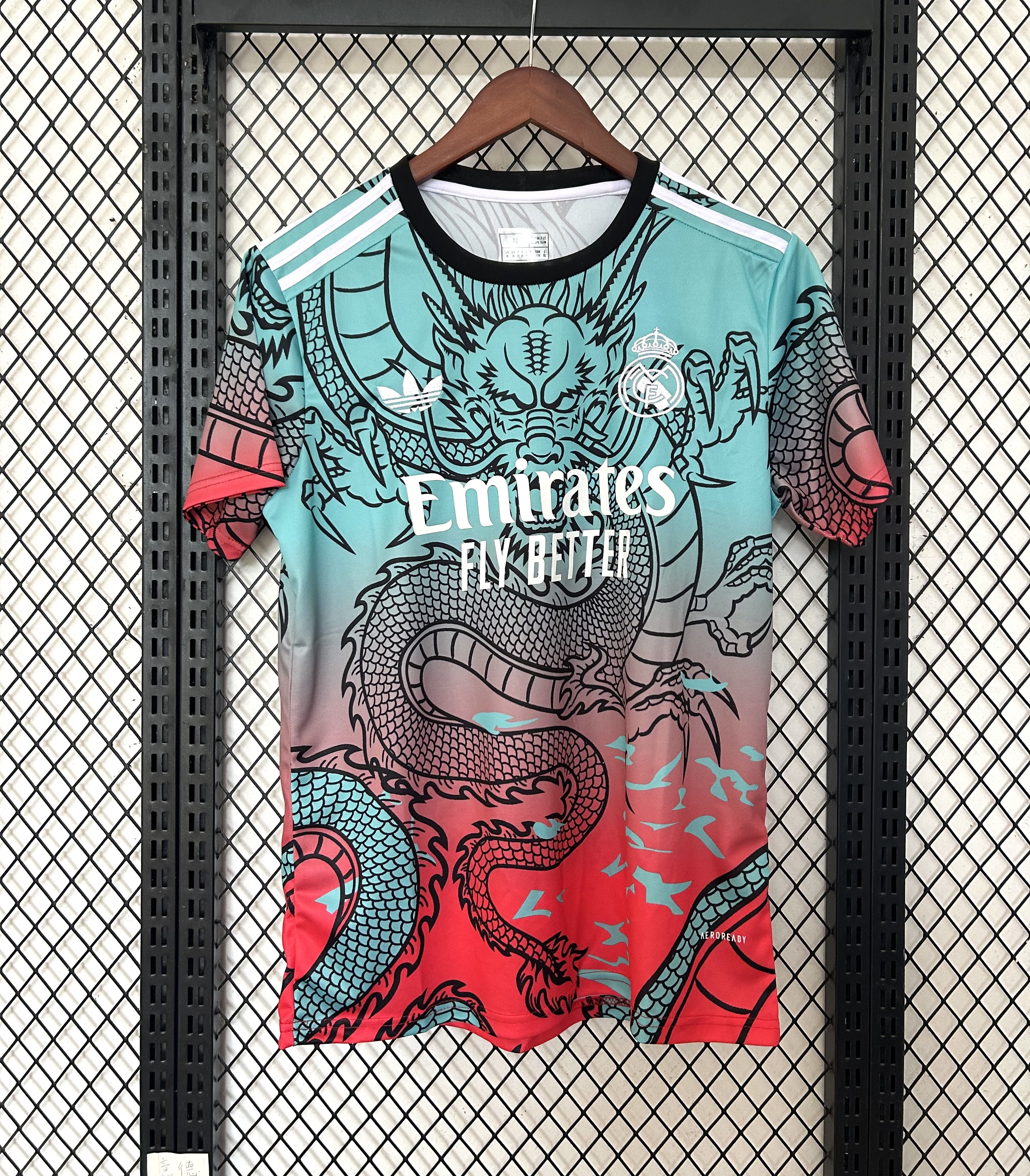 2025/2026 Real Madrid Dragon Ink Green Red Special Edition Football Jersey 1:1 Thai Quality