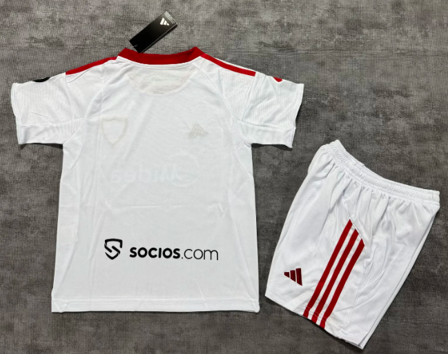 2025/2026 Sevilla Home Football Shirt 1:1 Thai Quality Kids Size