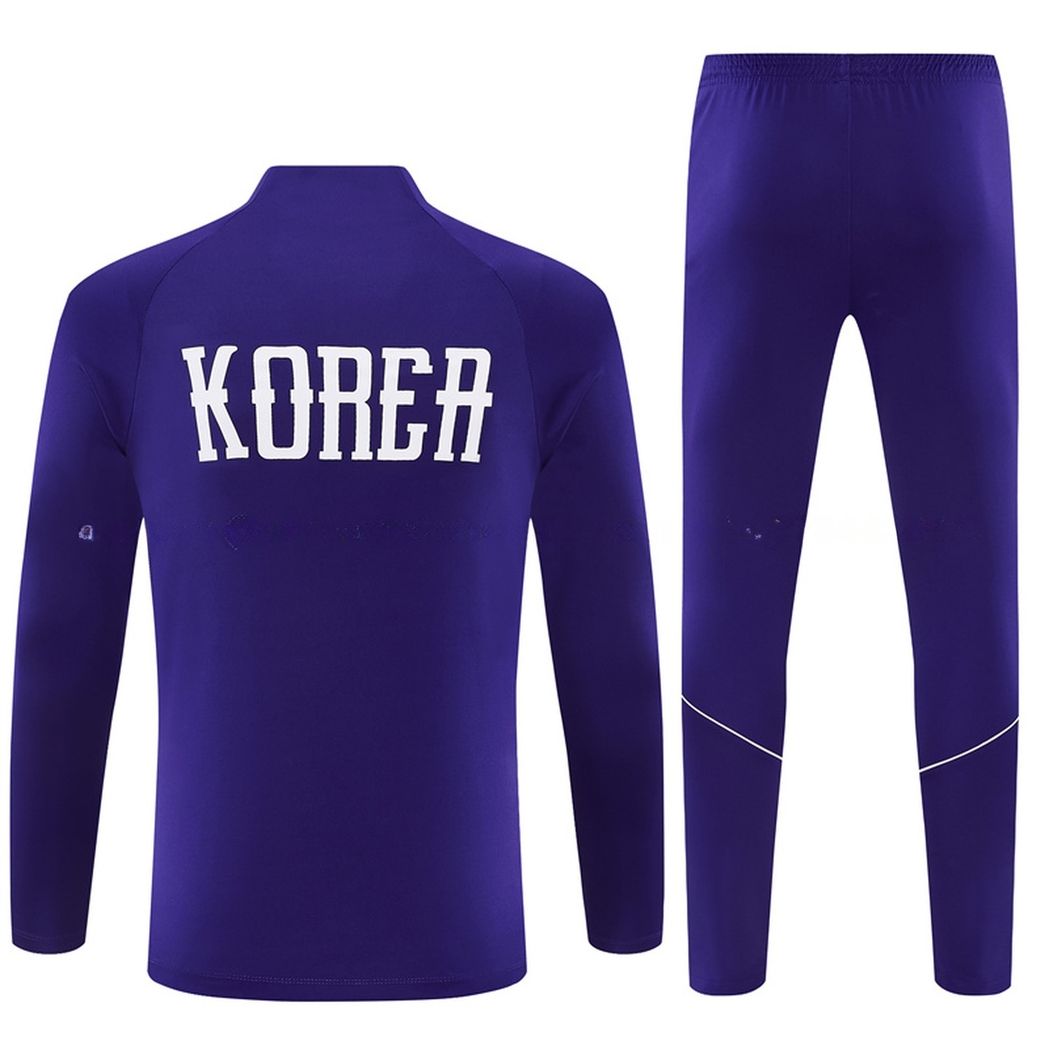 South Korea 2026 Long Sleeve Training Set - Purple Top & Purple Pants - UnitedFutballJersey