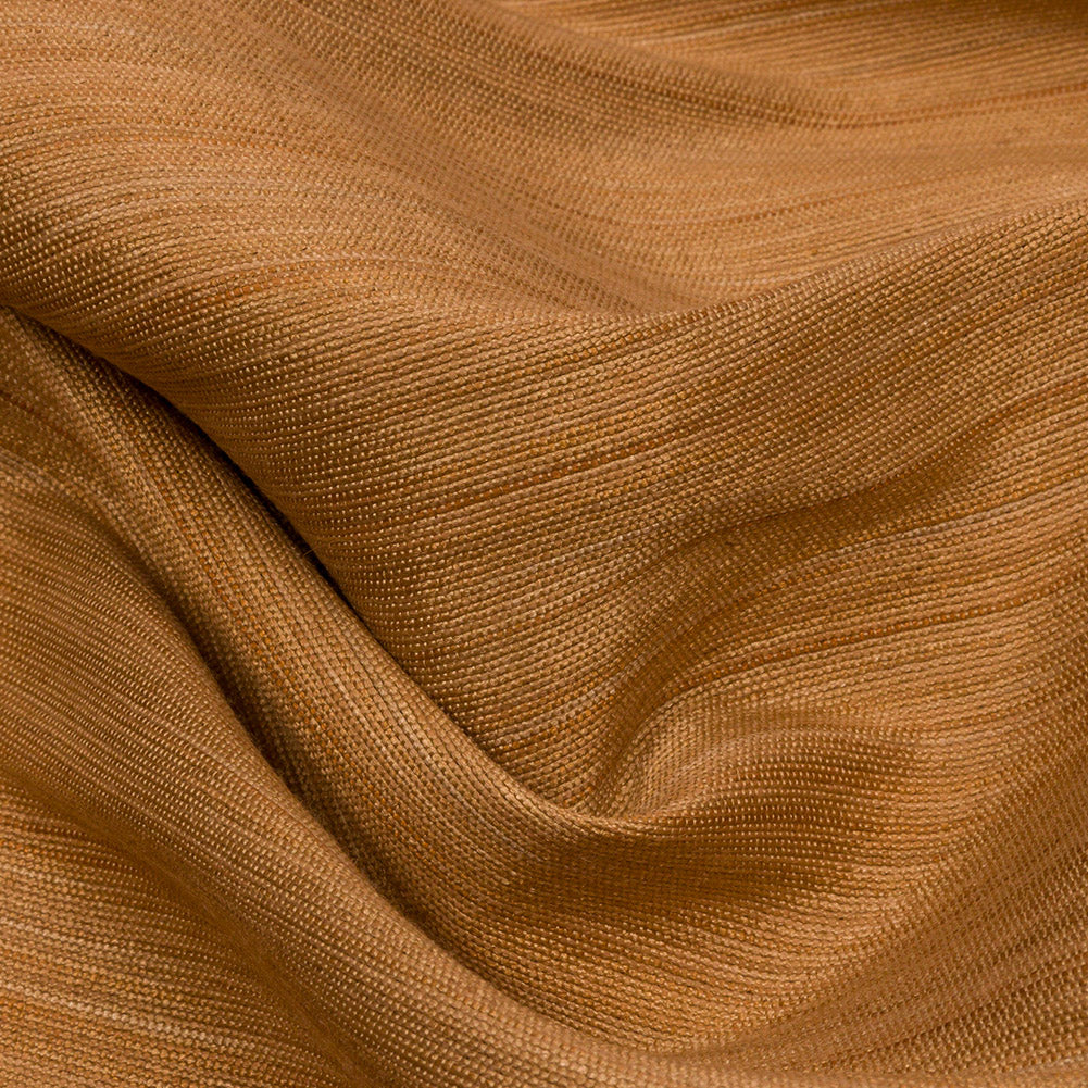 Recycled Polyester Bengaline - Ochre Striations - British Imported - Joann Fabrics