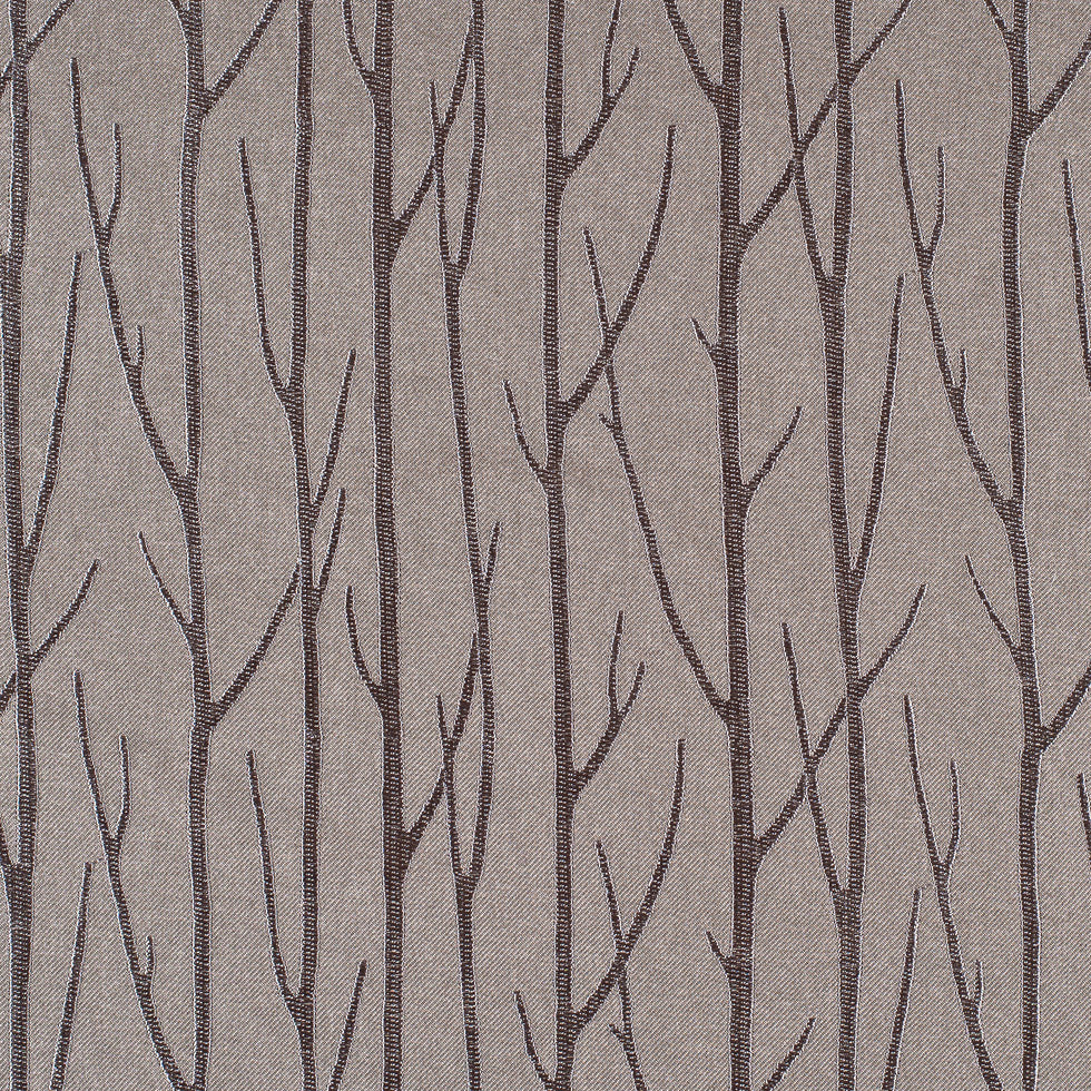 Coffee Embroidered Trees 