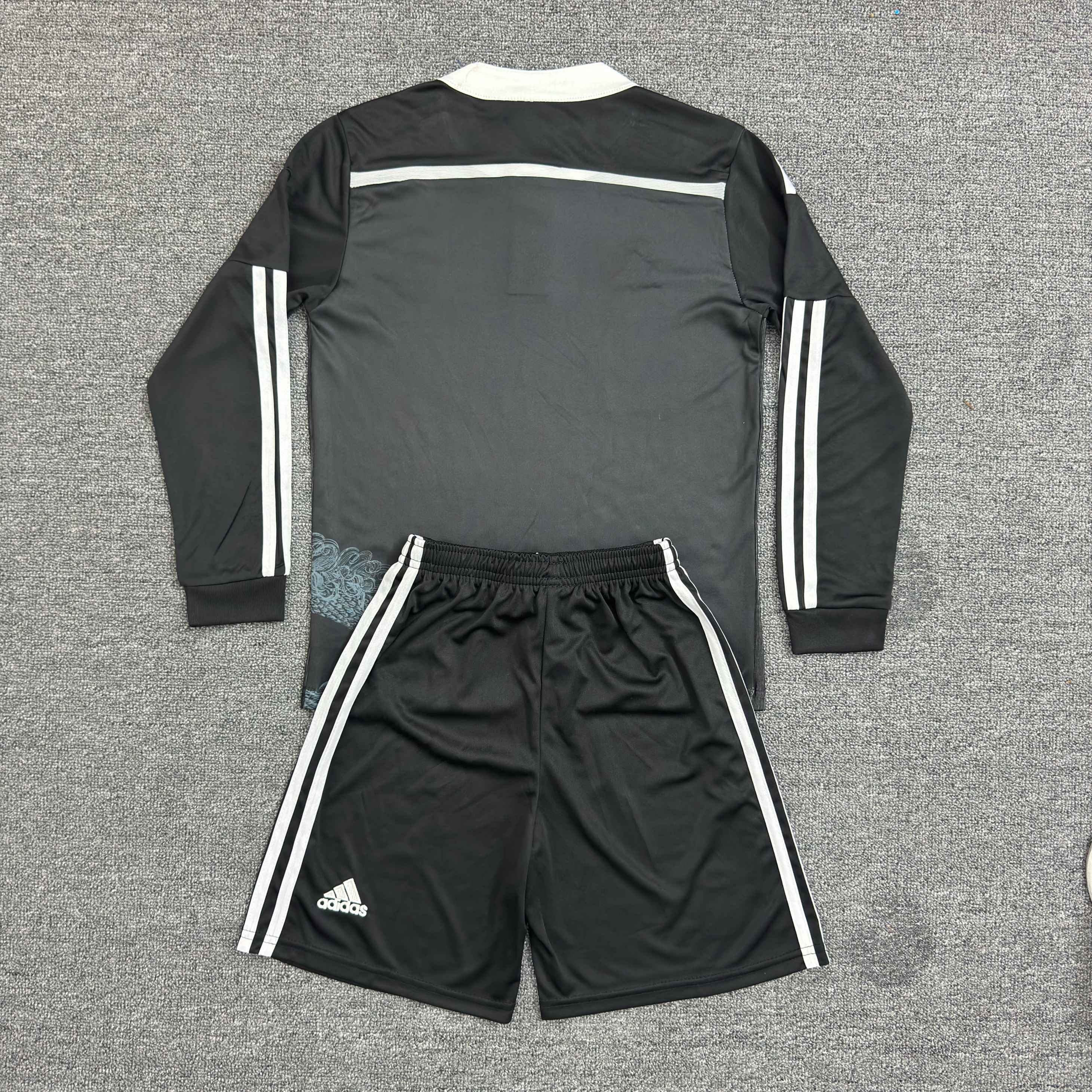 2014/2015 Retro Long Sleeve Real Madrid Third Away Football Shirt 1:1 Thai Quality Kids Size