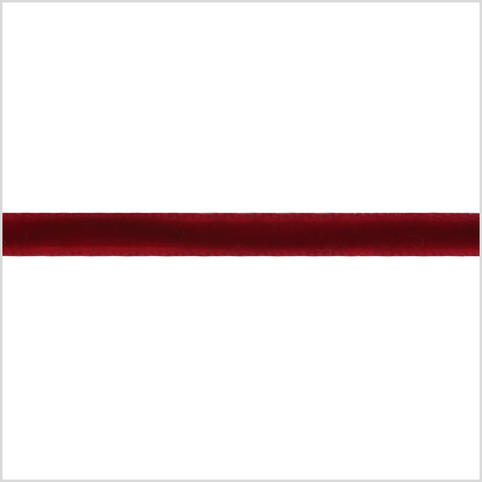 Single Faced Velvet Ribbon Made in Italy - 1/8