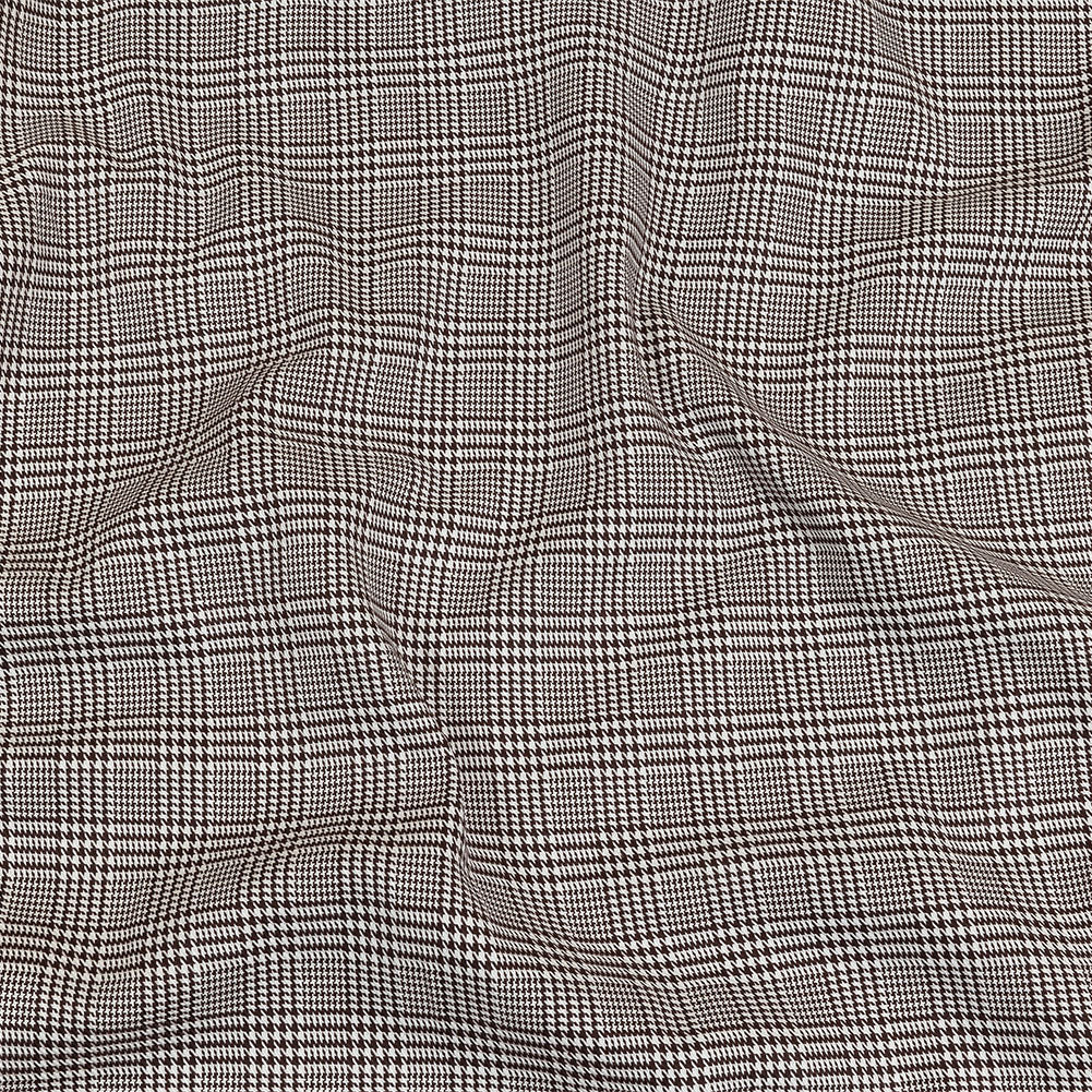 Peppercorn and White Glen Plaid Twill Cotton Shirting - Joann Fabrics