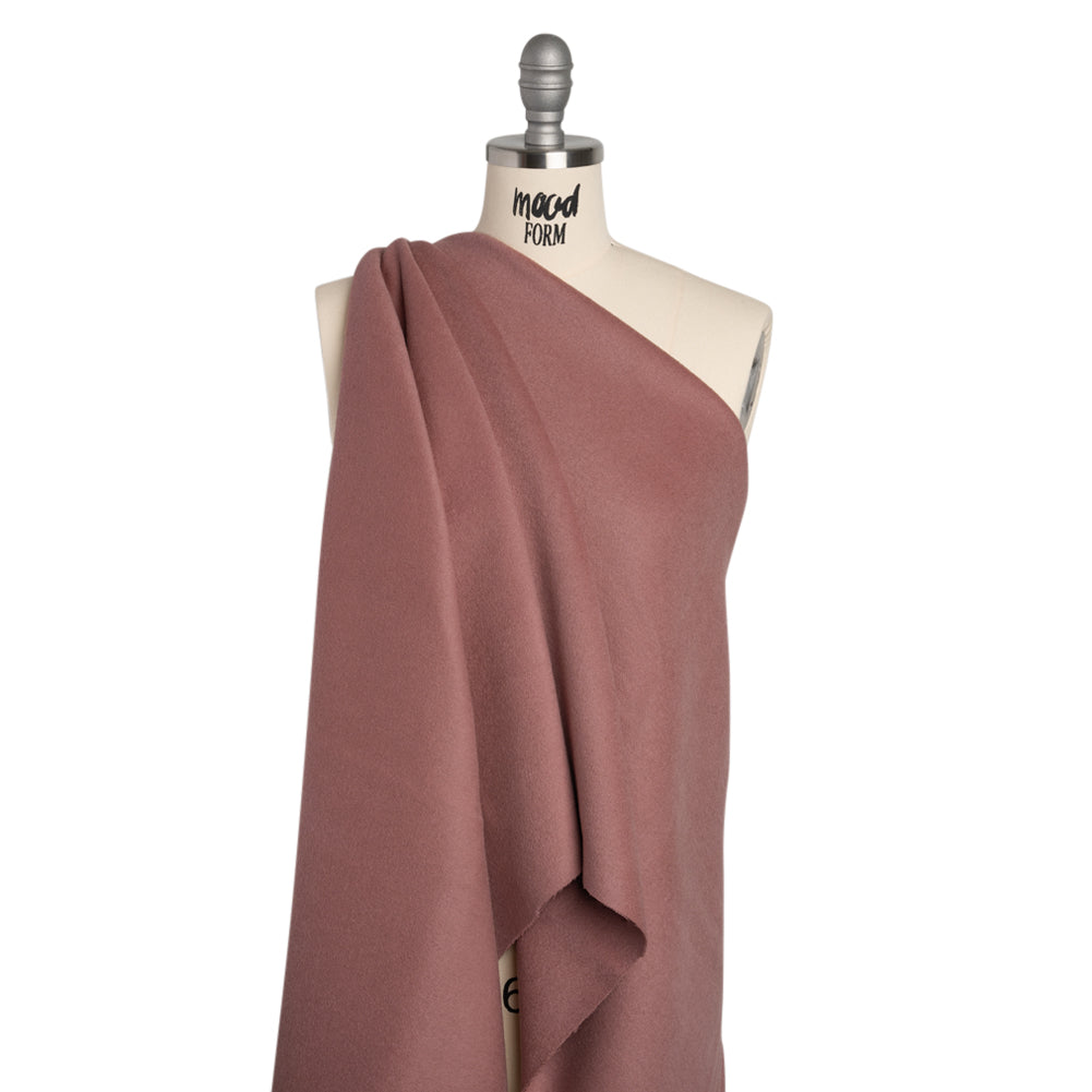Virgin Wool and Cashmere Double Cloth Coating - Dusty Rose - Astana Collection - Joann Fabrics