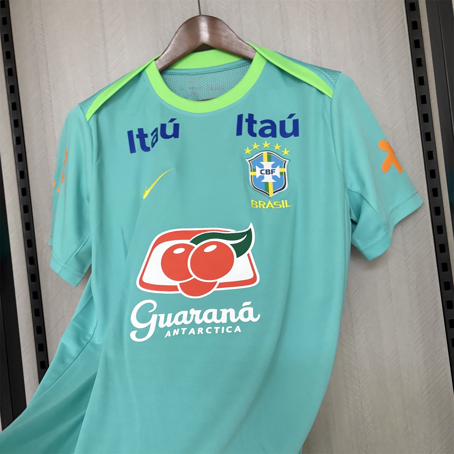 Brazil 2026 Tiffany Blue Training Jersey - Fans Version - UnitedFutballJersey