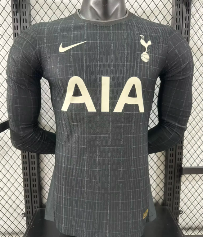 2025/2026 Long Sleeve Player Version Tottenham Away Football Shirt 1:1 Thai Quality
