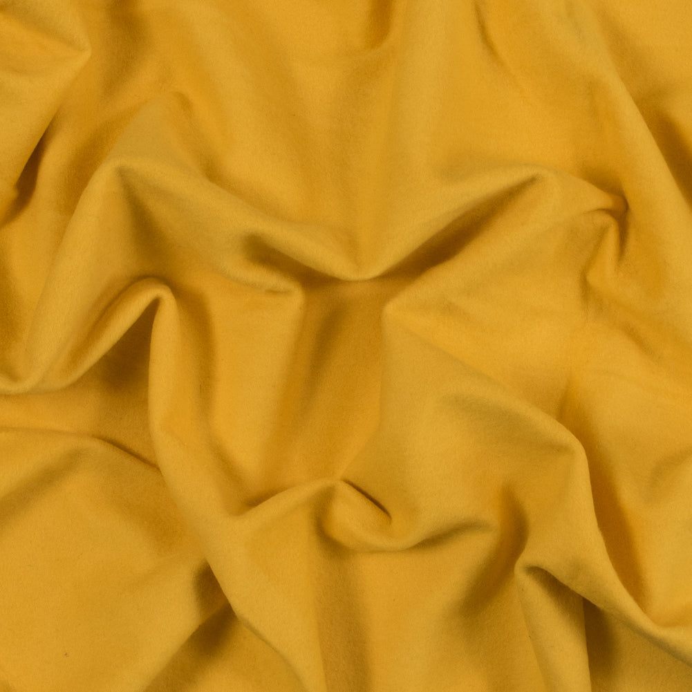 Fleece-Backed Stretch Cotton Knit - Gamboge - Cecil Collection - Joann Fabrics