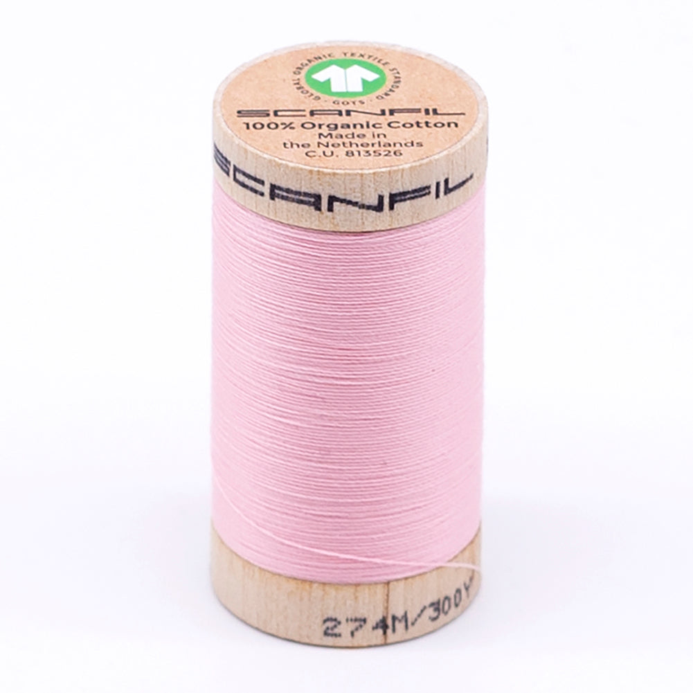 SCANFIL® 30wt Organic Pima Cotton Thread 300 yds - 4861 Cristal Rose - Joann Fabrics