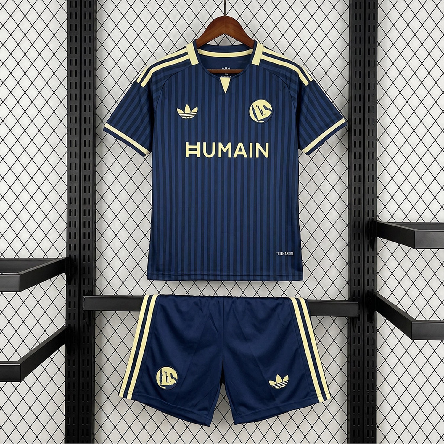 Al Nassr Riyadh Victory 26-27 Away Jersey With HUMAIN Sponsor Kids Kit - UnitedFutballJersey
