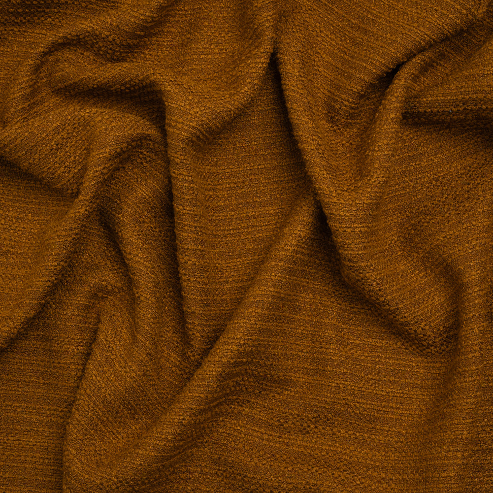 Textured Recycled Polyester Woven - Copper Boucle Stripes - British Imported - Joann Fabrics