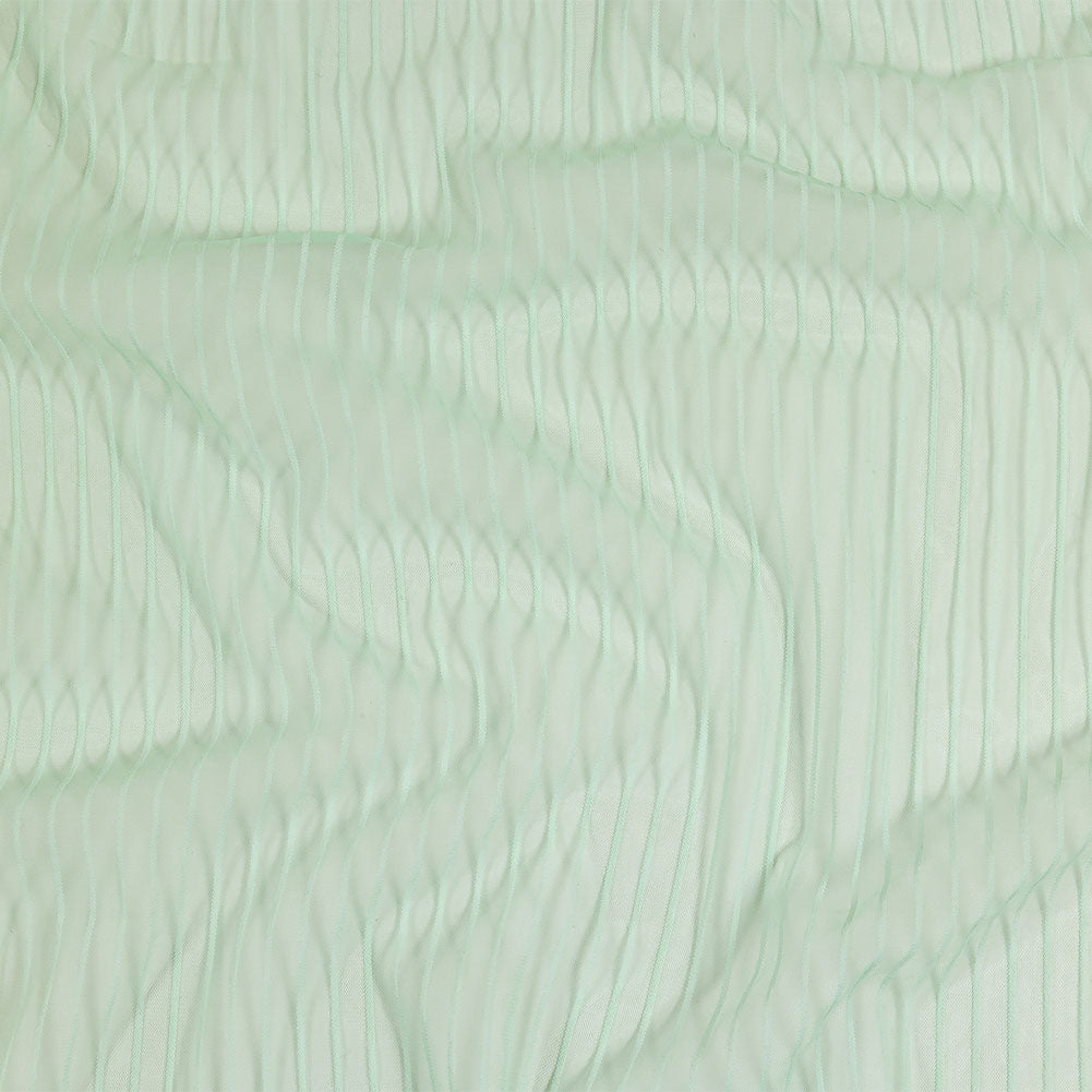 Embroidery Striped Tulle - Subtle Green - Elsinore Collection - Joann Fabrics