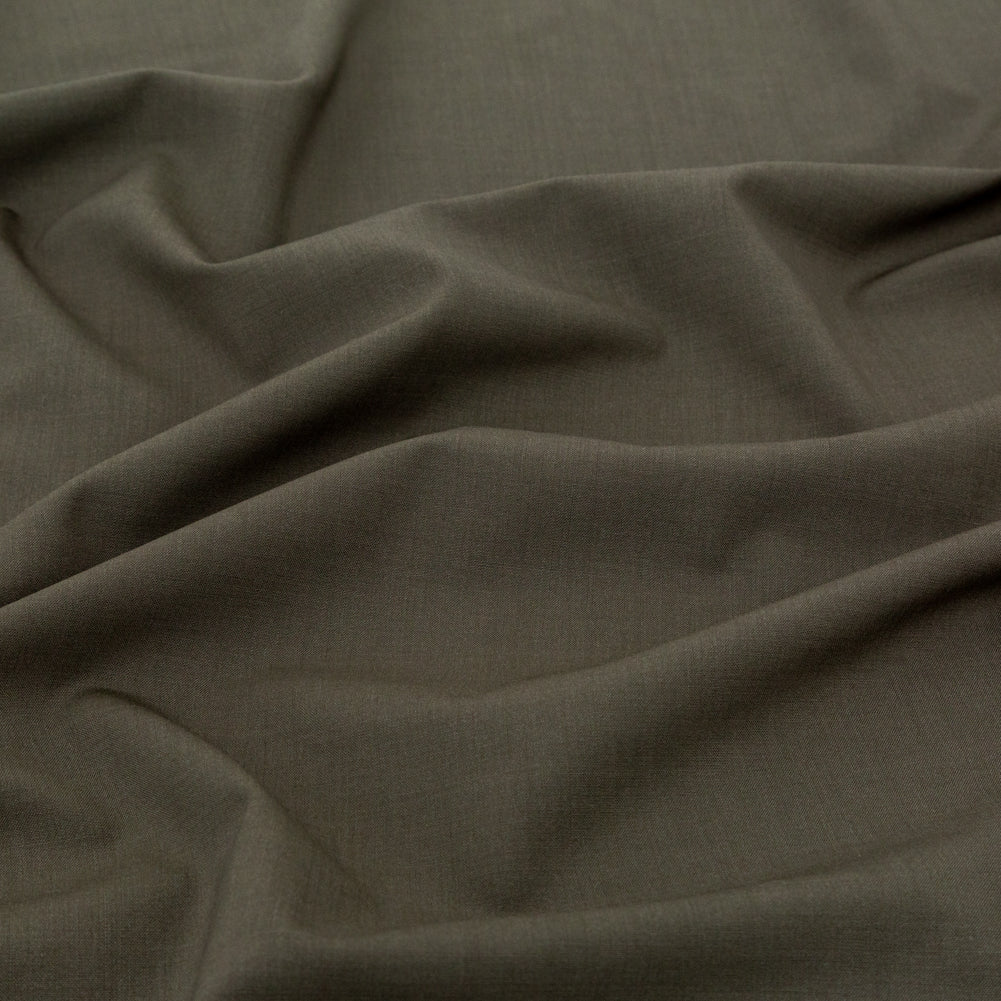 Italian Olive Night Stretch Wool Suiting - Joann Fabrics