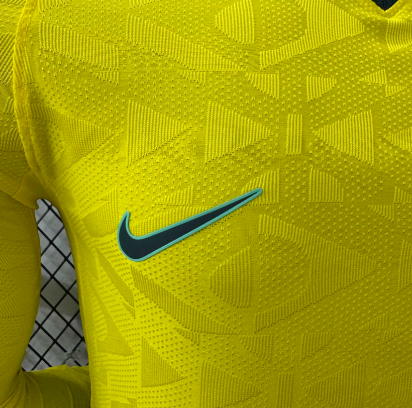 2026 Long sleeves Player Version Brazil Home Football Jersey 1:1 Thai quality