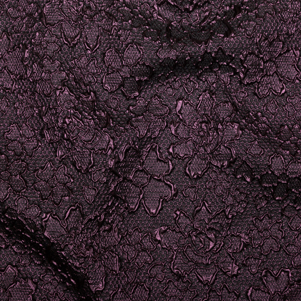 Floral Metallic Brocade - Purple and Black - Joann Fabrics
