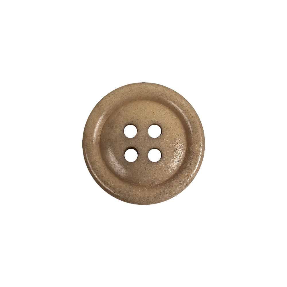 Beige Speckled 4-Hole Low Convex Plastic Button - 28L/18mm - Joann Fabrics
