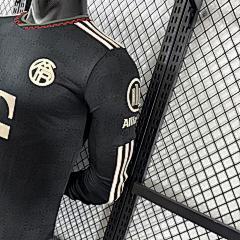 2025/2026 Long Sleeves  Player Version Bayern Munich Third Away Football Shirt 1:1 Thai Quality