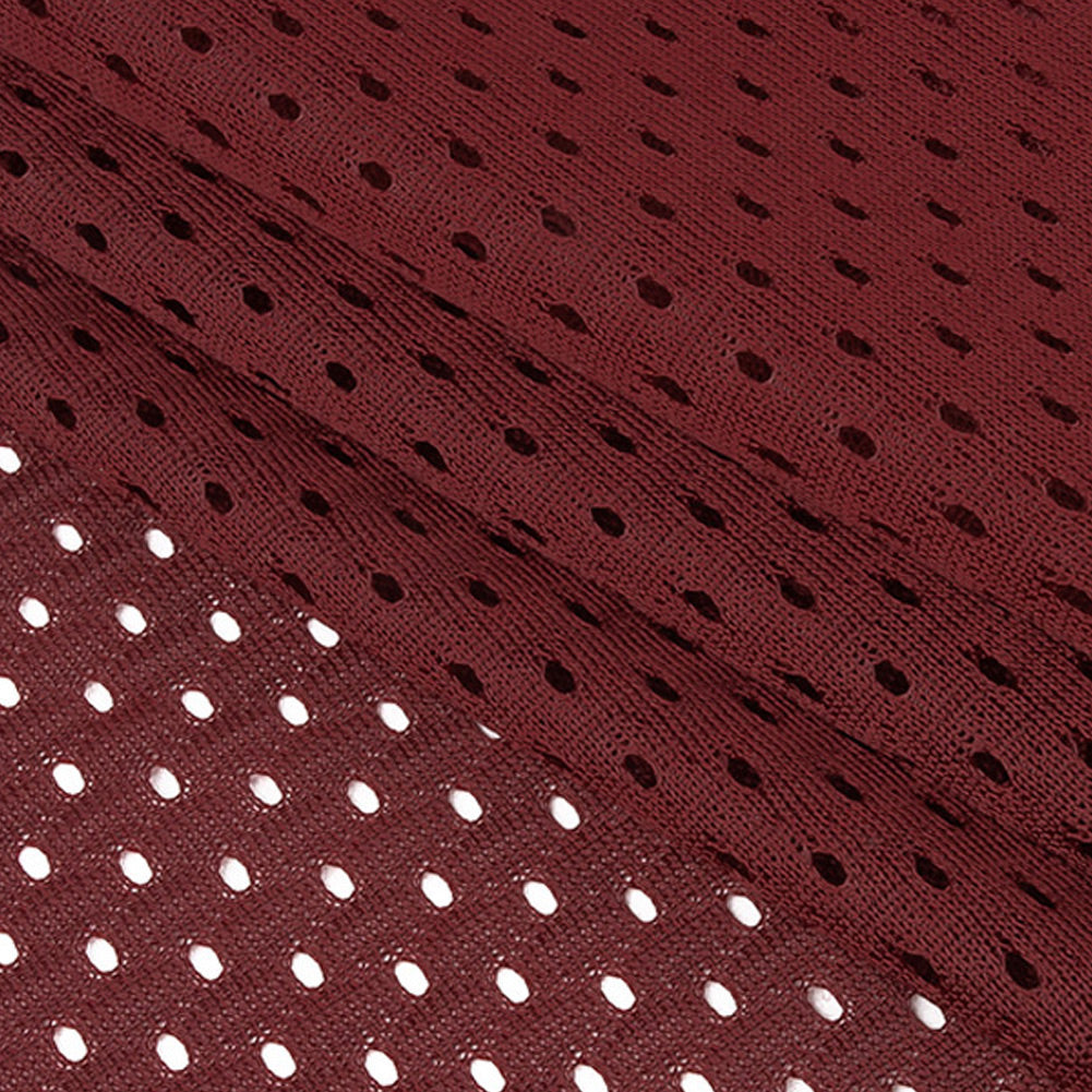 Polyester Athletic Mesh - Cabernet - Heracles Collection - Joann Fabrics