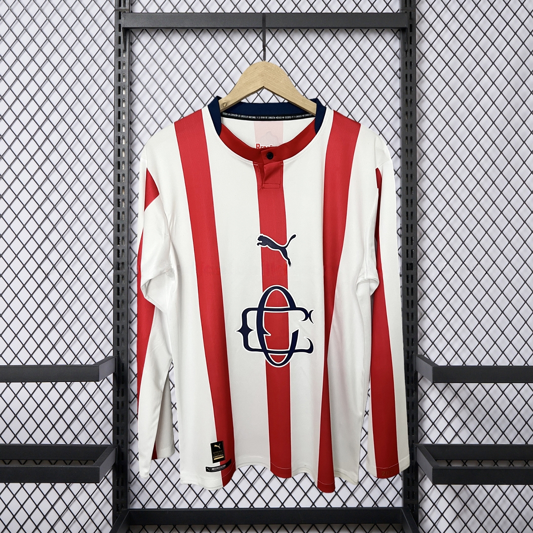 Chivas de Guadalajara 120th Anniversary Long Sleeve Jersey - Fans Version - UnitedFutballJersey