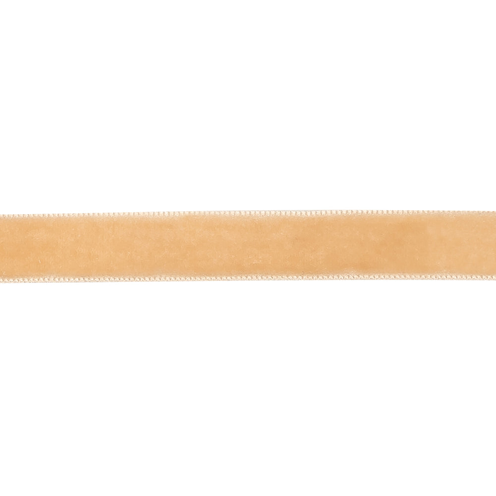 Desert Dust Single Face Velvet Ribbon - 0.5