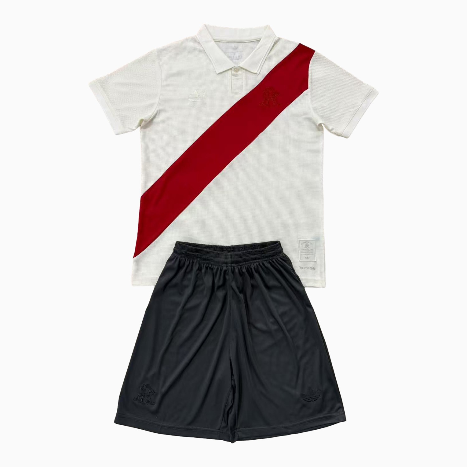 River Plate 26-27 Anniversary White Special Men's Adult Jersey Set - Fans Version - UnitedFutballJersey
