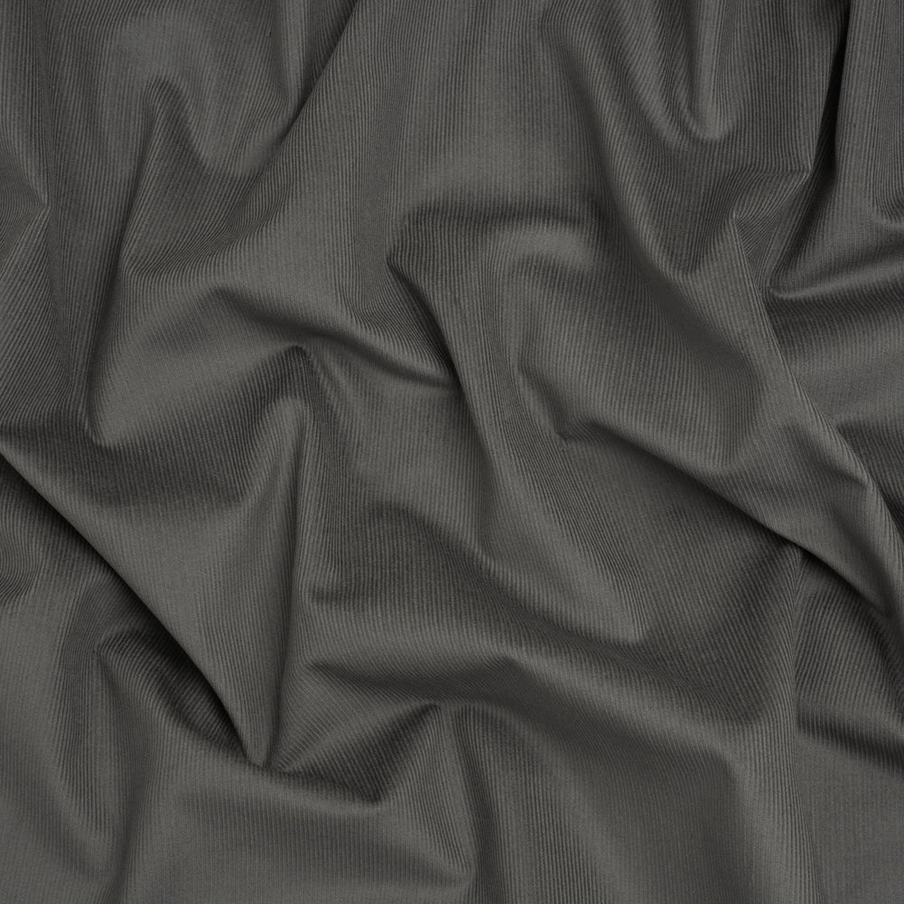 Coolmax Poly Cotton Corduroy, Moisture Wicking - Gray Cobble - Deadstock - Joann Fabrics