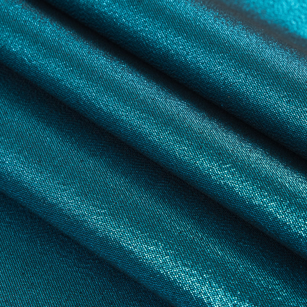 Metallic Polyester Lame - Aqua and Black - Joann Fabrics