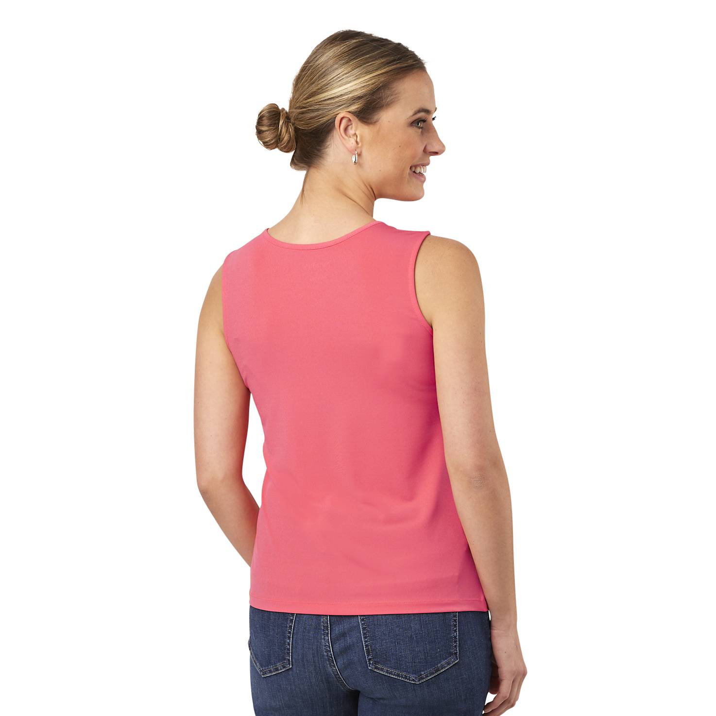 Silky Knit Layering Tank, Scoop Neck, Non-Clinging - Northstyle Catalog