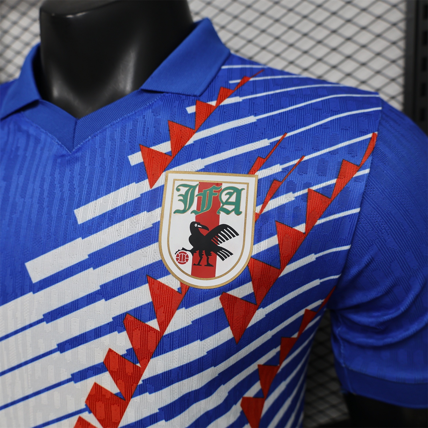 Japan 2026 Red-White Stripes Blue Special Jersey - Player Version - UnitedFutballJersey