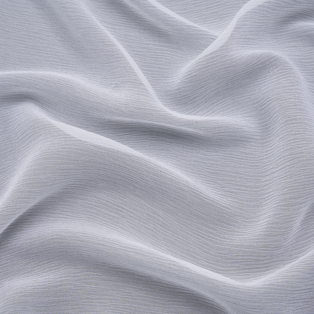 Crinkled Silk Chiffon - Bright White - Premium Collection - Joann Fabrics