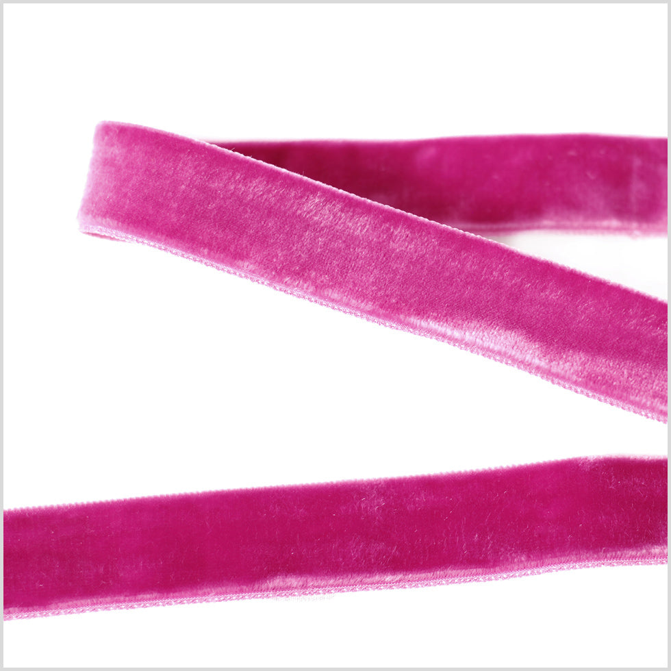 Double Faced Velvet Ribbon Made in Italy - 7/8