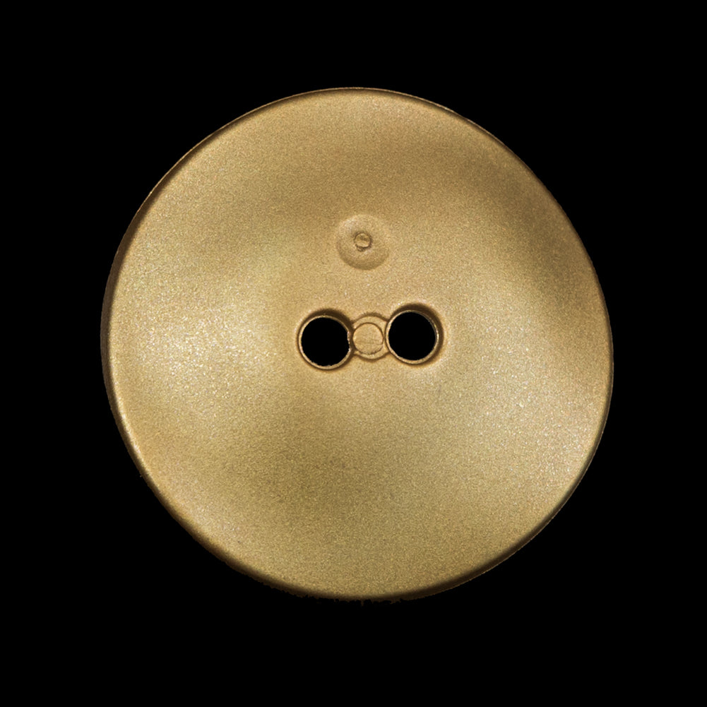Matte Metallic Gold Concaving 2-Hole Button - 44L/28mm - Joann Fabrics