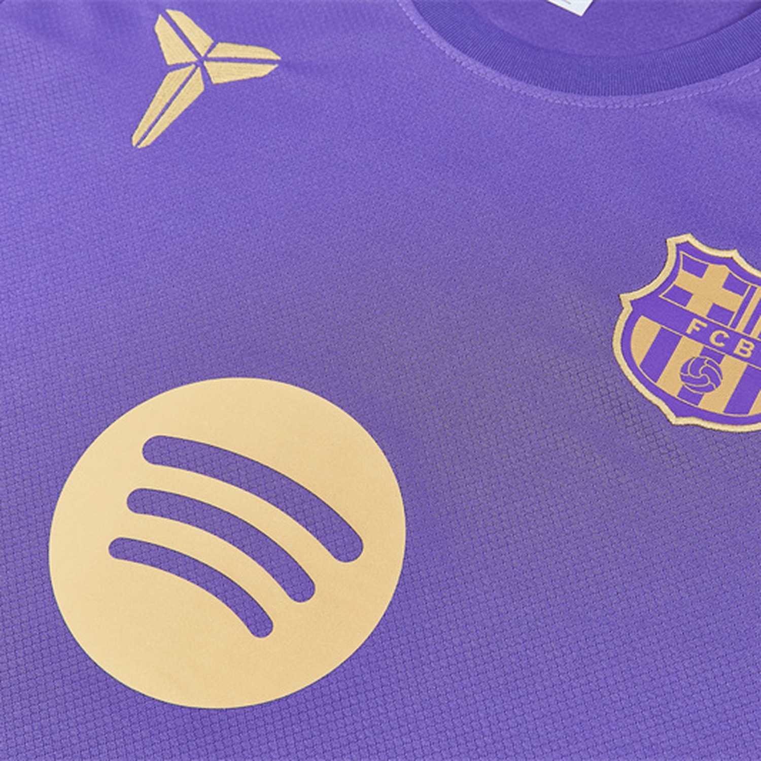 Barcelona 26-27 Purple Special Kids Short-Sleeve Training Set - Purple Top & Black Shorts - UnitedFutballJersey