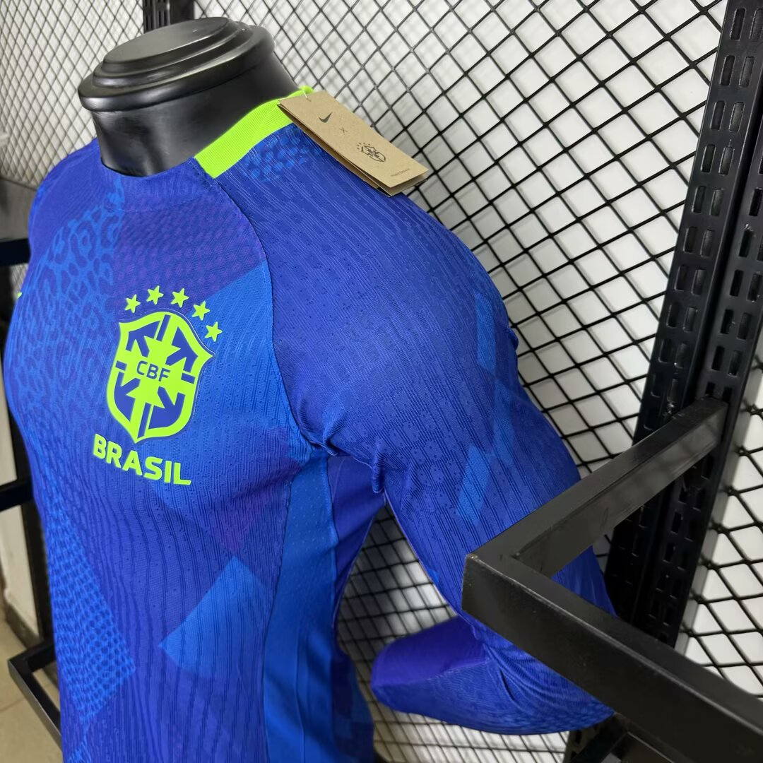 2025/2026 Long sleeves Player Version Brazil Away Football Jersey 1:1 Thai quality