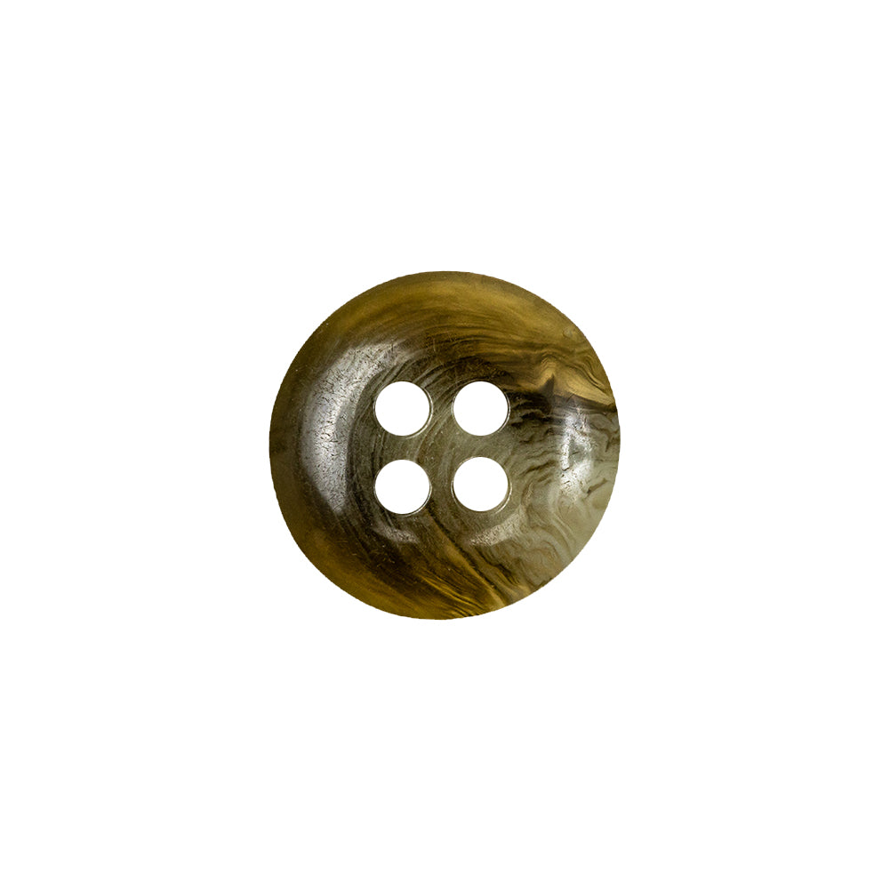 Sandstone Amber and Dried Herb Swirl 4-Hole Low Convex Plastic Button - 24L/15mm - Joann Fabrics