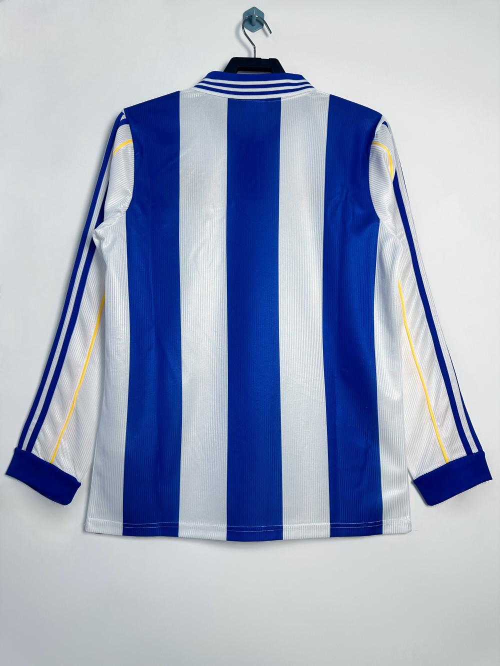 1999-2000 Retro Long Sleeve Deportivo Home Football Shirt 1:1 Thai Quality