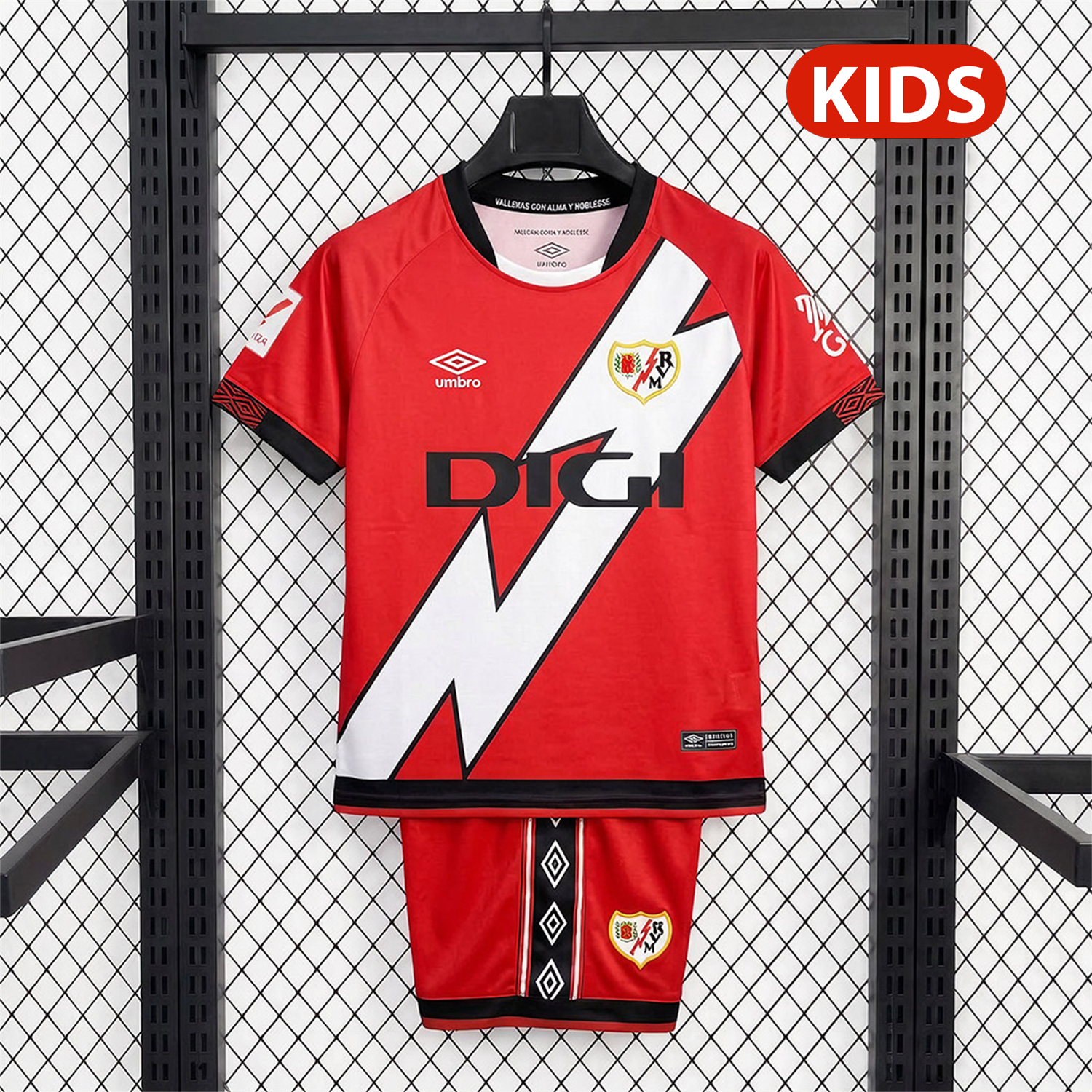 Rayo Vallecano 26-27 Away Kids Kit - UnitedFutballJersey