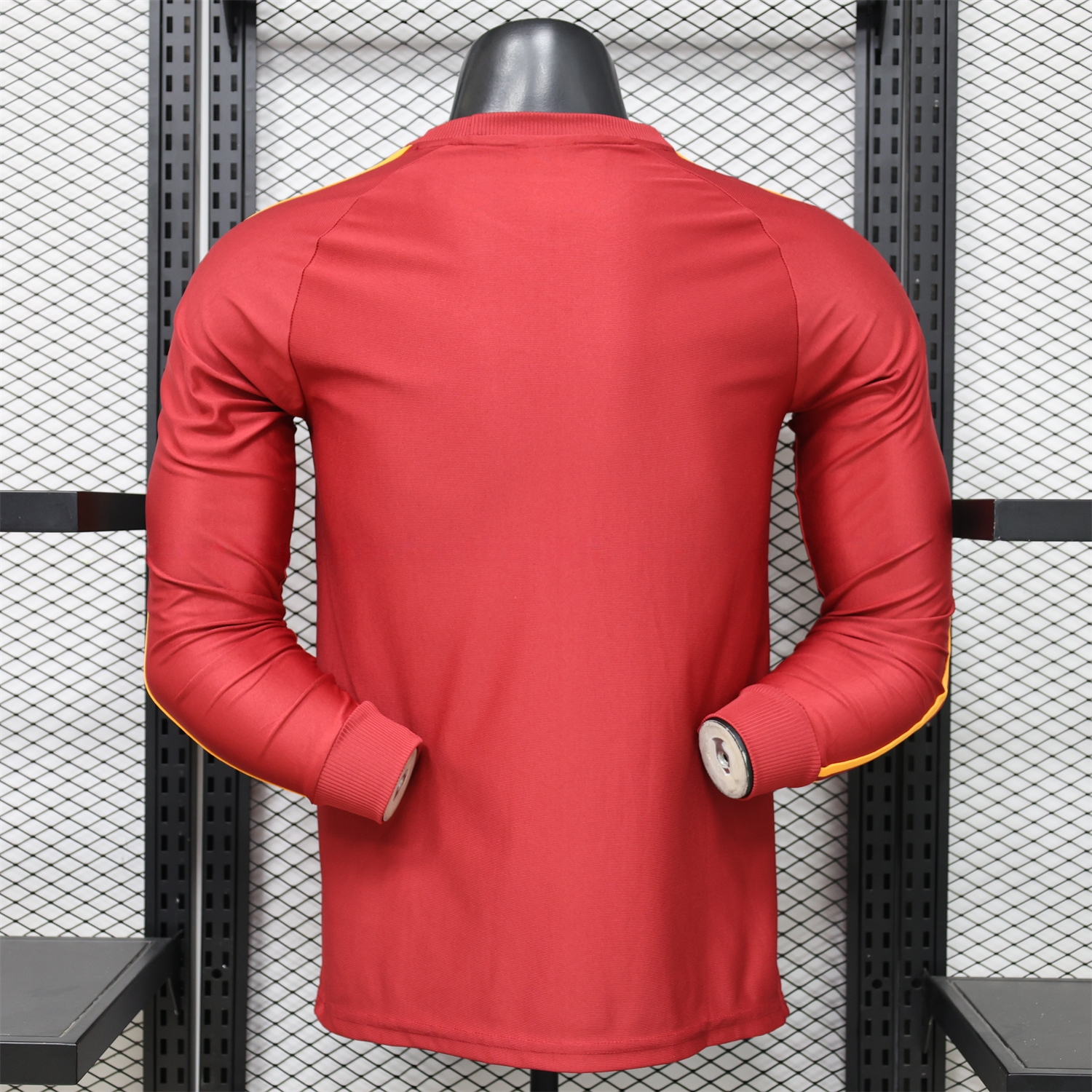 AS Roma 25-26 Retro Casual Style Red Special Long Sleeves Jersey - Player Version - UnitedFutballJersey